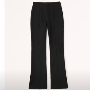 Ponte Split-Hem Slim Flare Pants (petite)